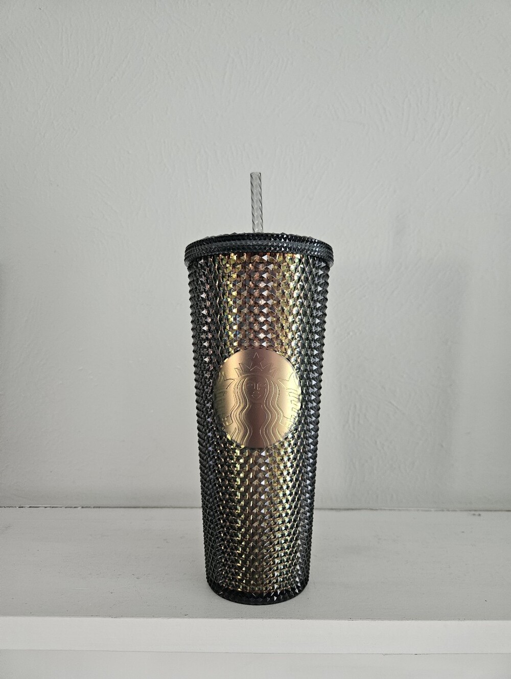 NWOT Starbucks Limited Edition Fall 2020 Black/Gold Shift Studded Tumbler- 24 Oz